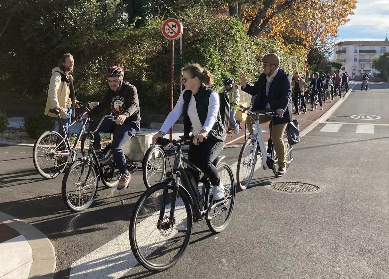 Tarnos : inauguration de l’avenue Lénine rénovée, illustration d’un plan cyclable ambitieux