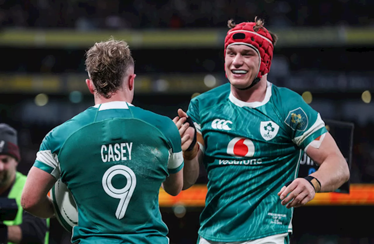 Josh Van der Flier has been a standout for Ireland this autumn