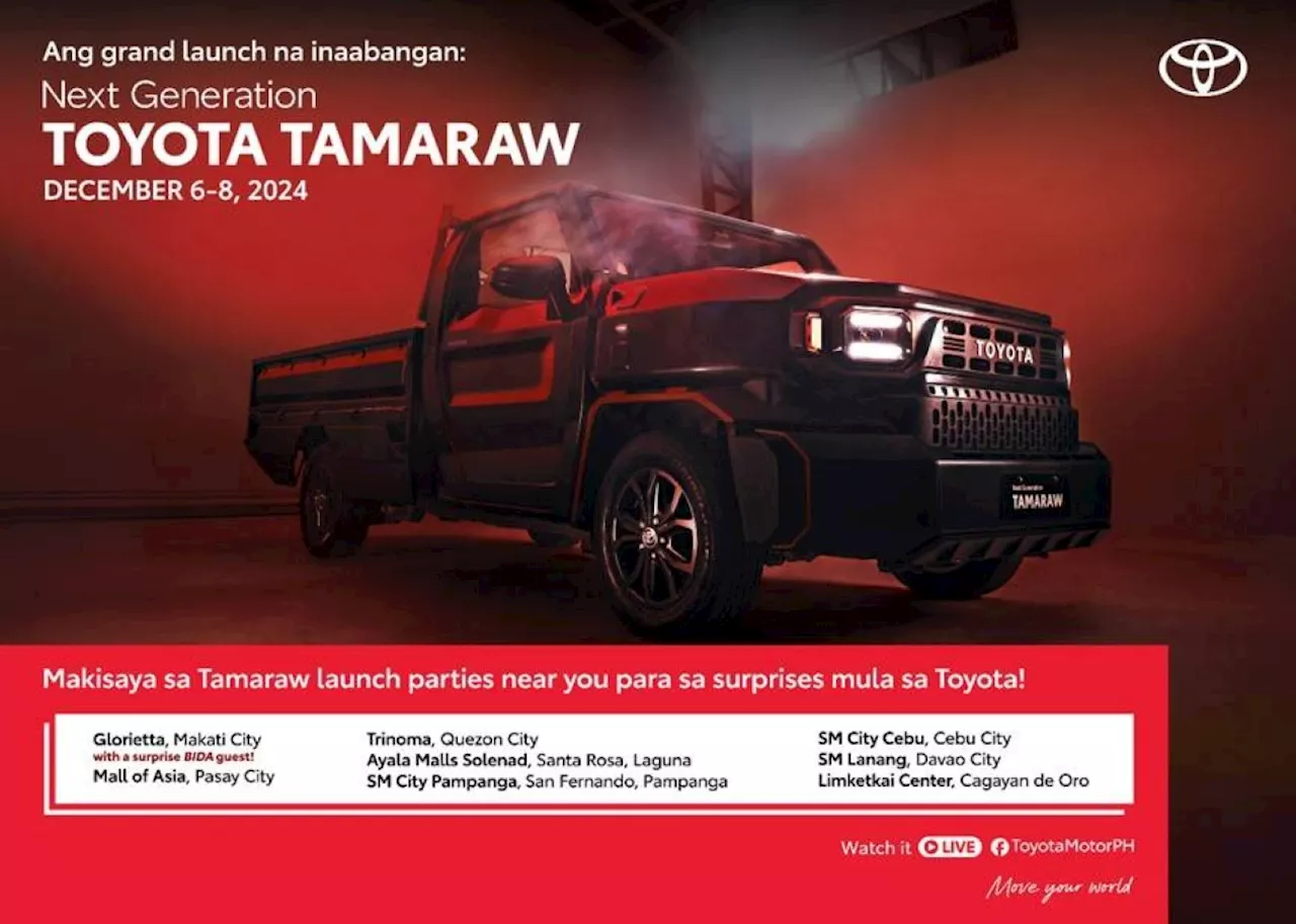 Toyota Motor Philippines launches the Next Generation Tamaraw