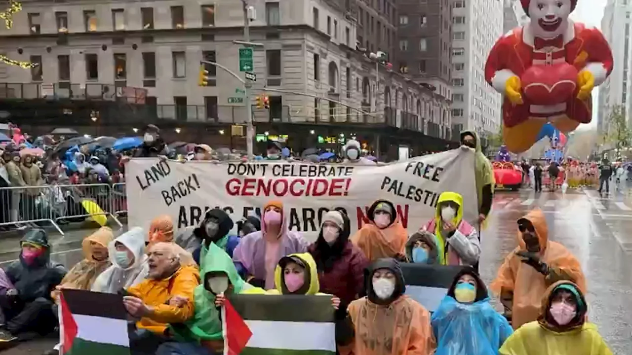 Macy's Thanksgiving Parade Interrupted by Pro-Palestinian Protesters, Several Arrests Made