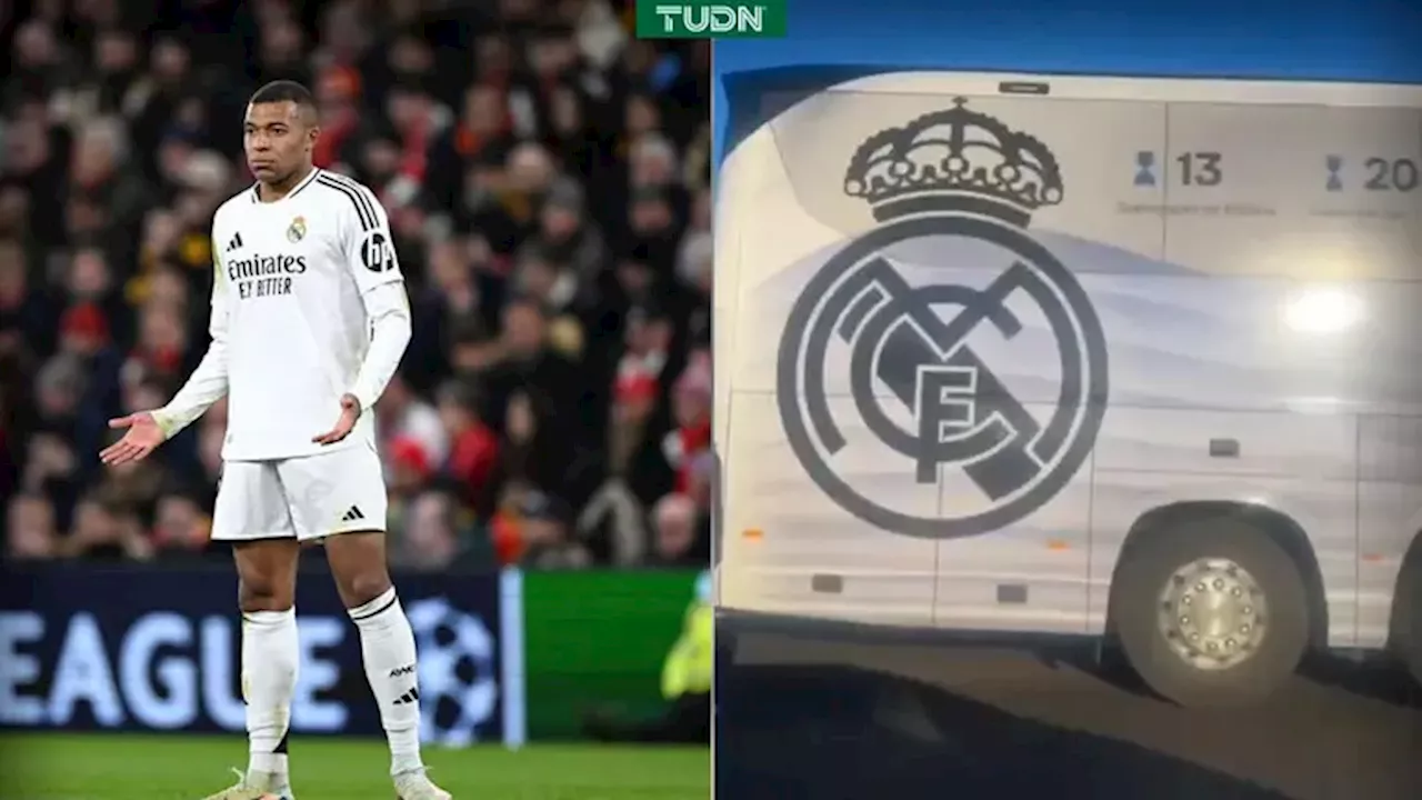 Autobús del Real Madrid sufre accidente vial tras el partido de Champions League