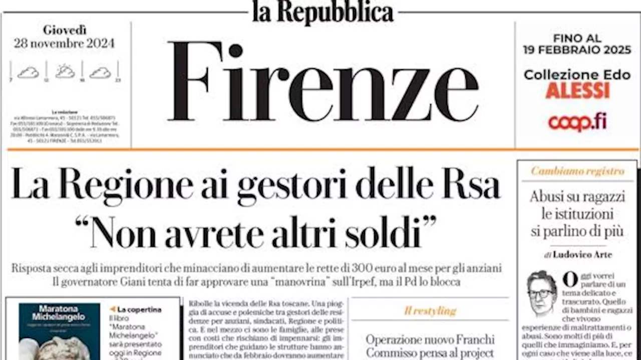 Repubblica (ed. Firenze) recita stamani: 'Viola, c'è il Pafos in attesa dell'Inter'