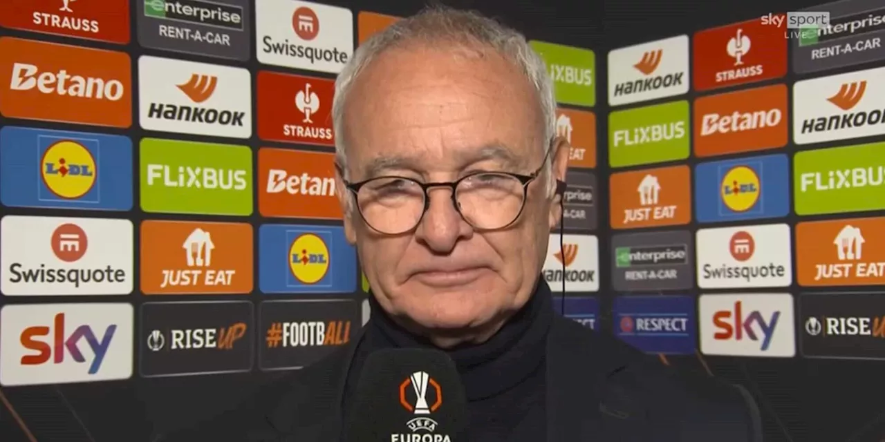 Claudio Ranieri Loda Gli Sforzi della Roma e la Prestazione dei Giocatori