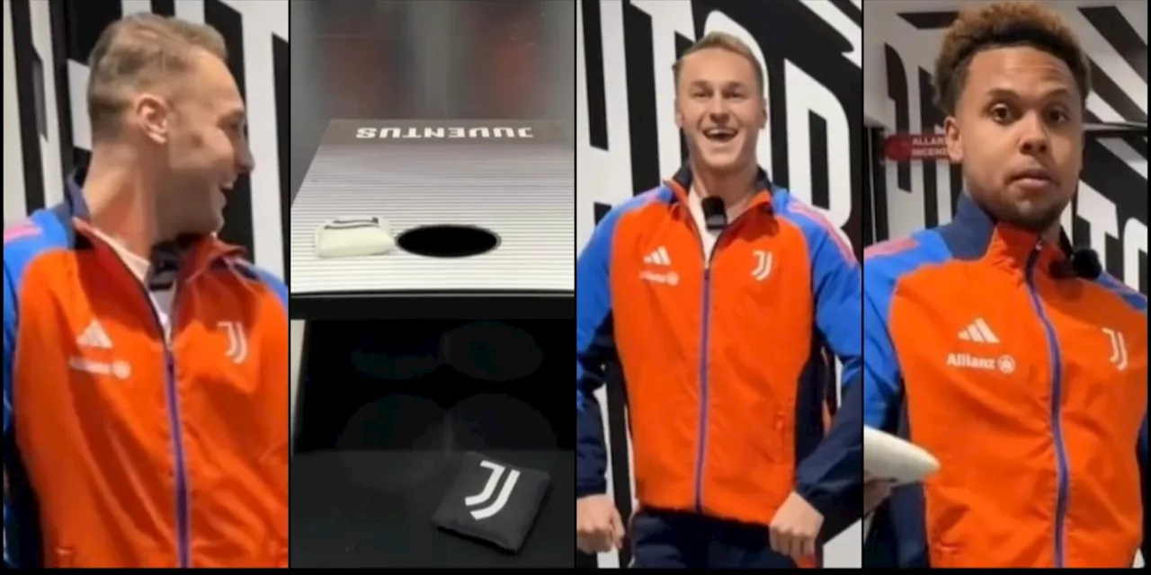 Juventus: Teun Koopmeiners e Weston McKennie Si Divertono a Cornhole