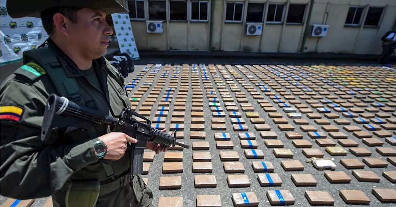 Colômbia apreende recorde de 225 toneladas de cocaína e descobre nova rota do tráfico