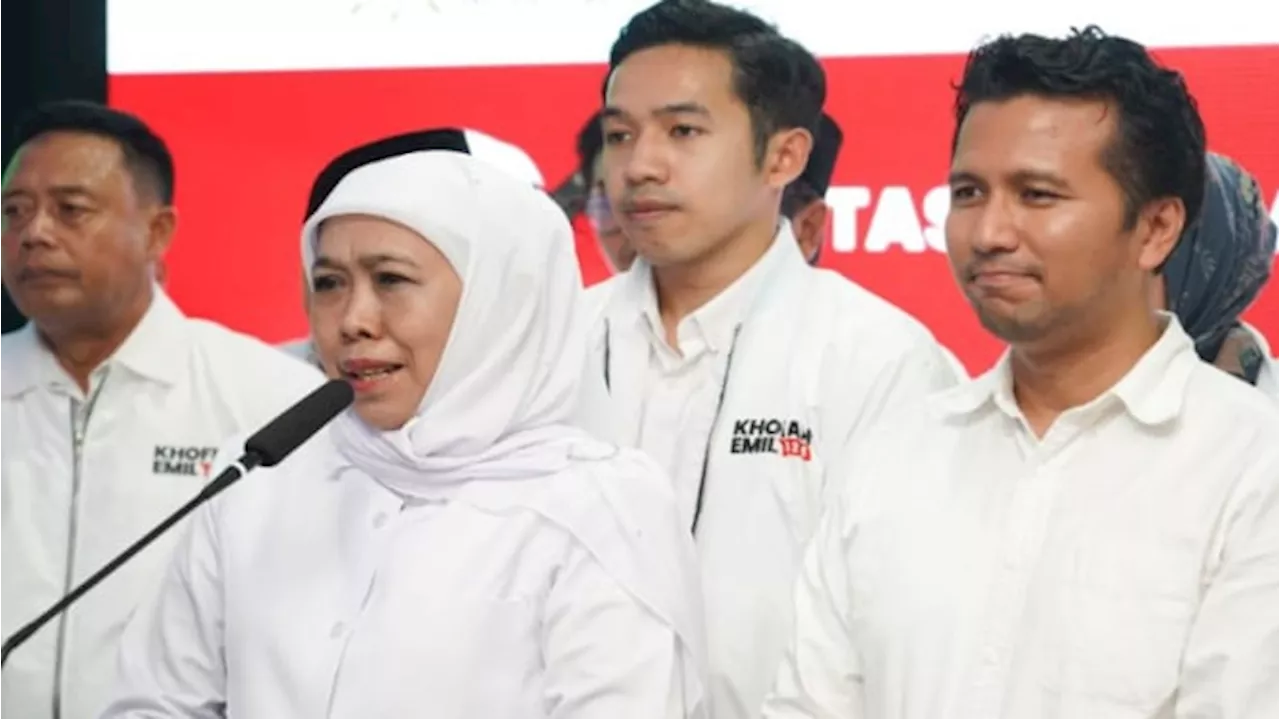 Quick Count Poltracking Indonesia 100%: Khofifah-Emil Menang Mutlak di Jatim