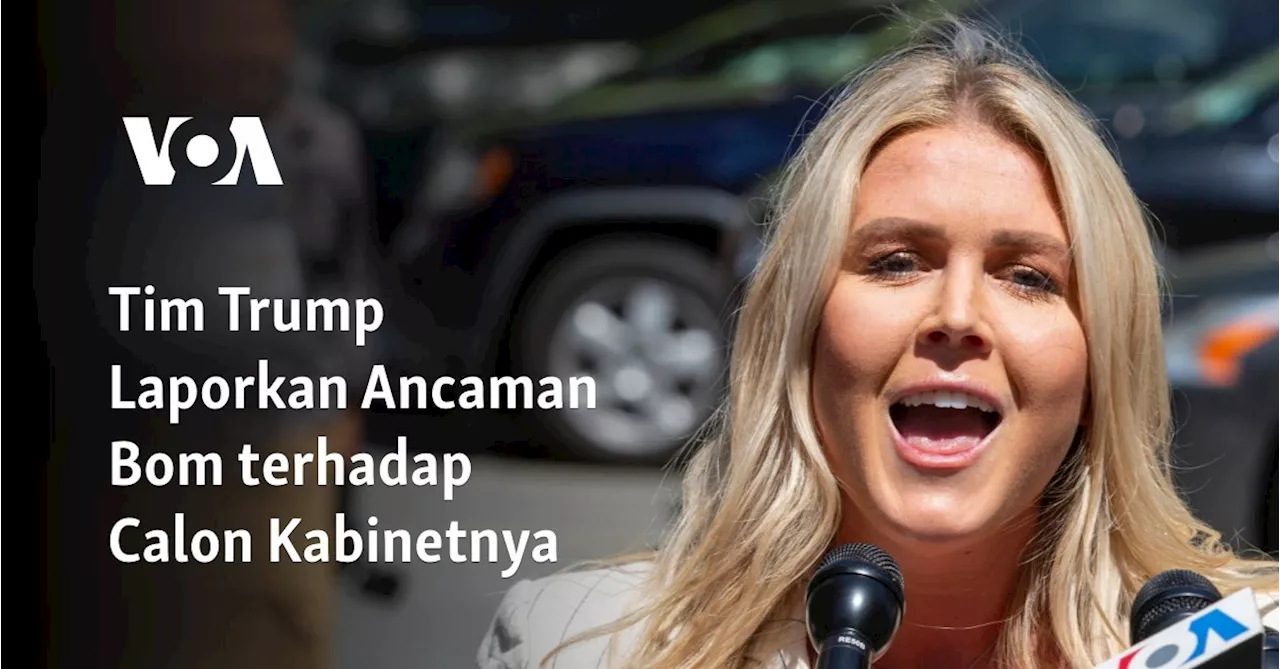 Tim Trump Laporkan Ancaman Bom terhadap Calon Kabinetnya