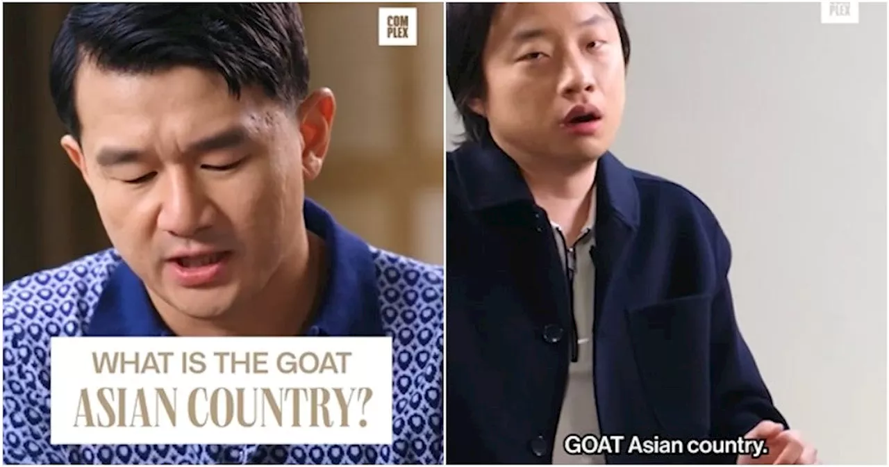 'I don't hate M'sians, just S'poreans' - Comedian Ronny Chieng Declares M'sia the 'GOAT' Asian Country