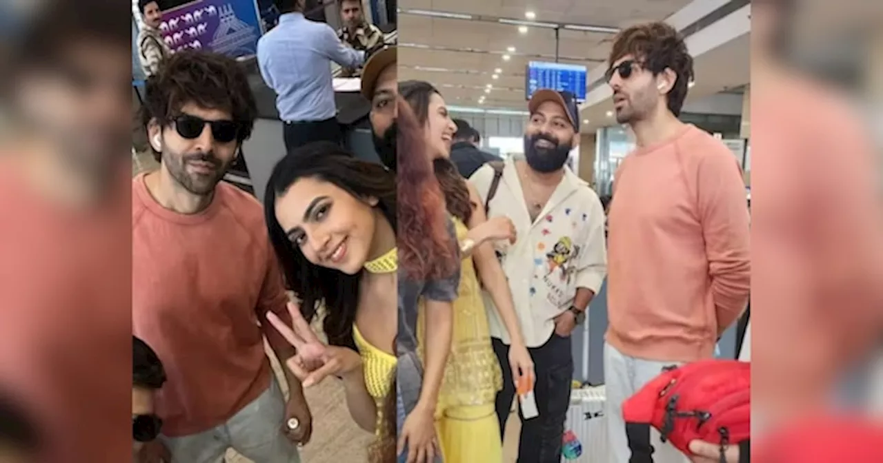 Kartik Aaryan ve Geçmiş Arkadaşına Benzer Bir Kızın Fotoğrafı Medyada Viral Oldu