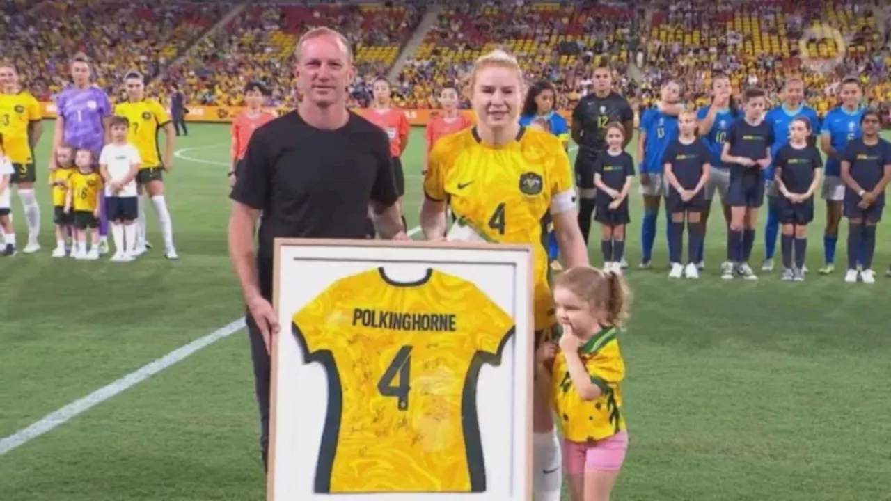 NRL Legend Surprises Matildas Star Clare Polkinghorne with Farewell Presentation