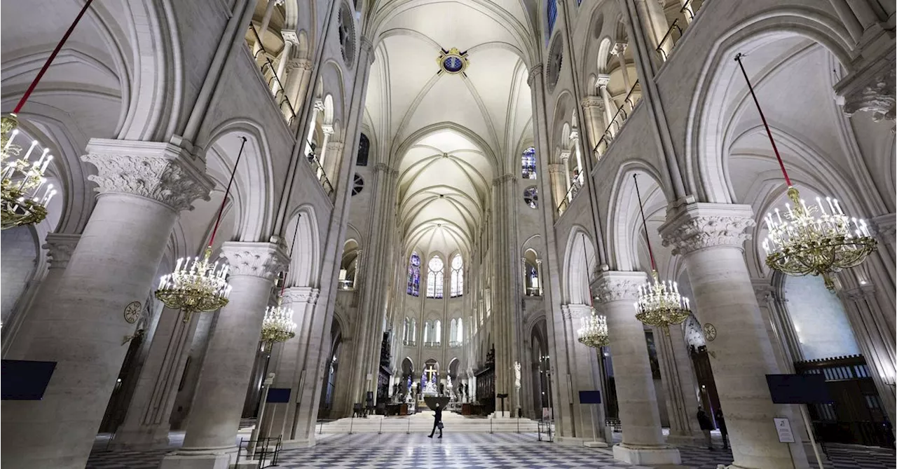 Notre Dame Cathedral Reveals Renovated Interior, Five Years After Fire