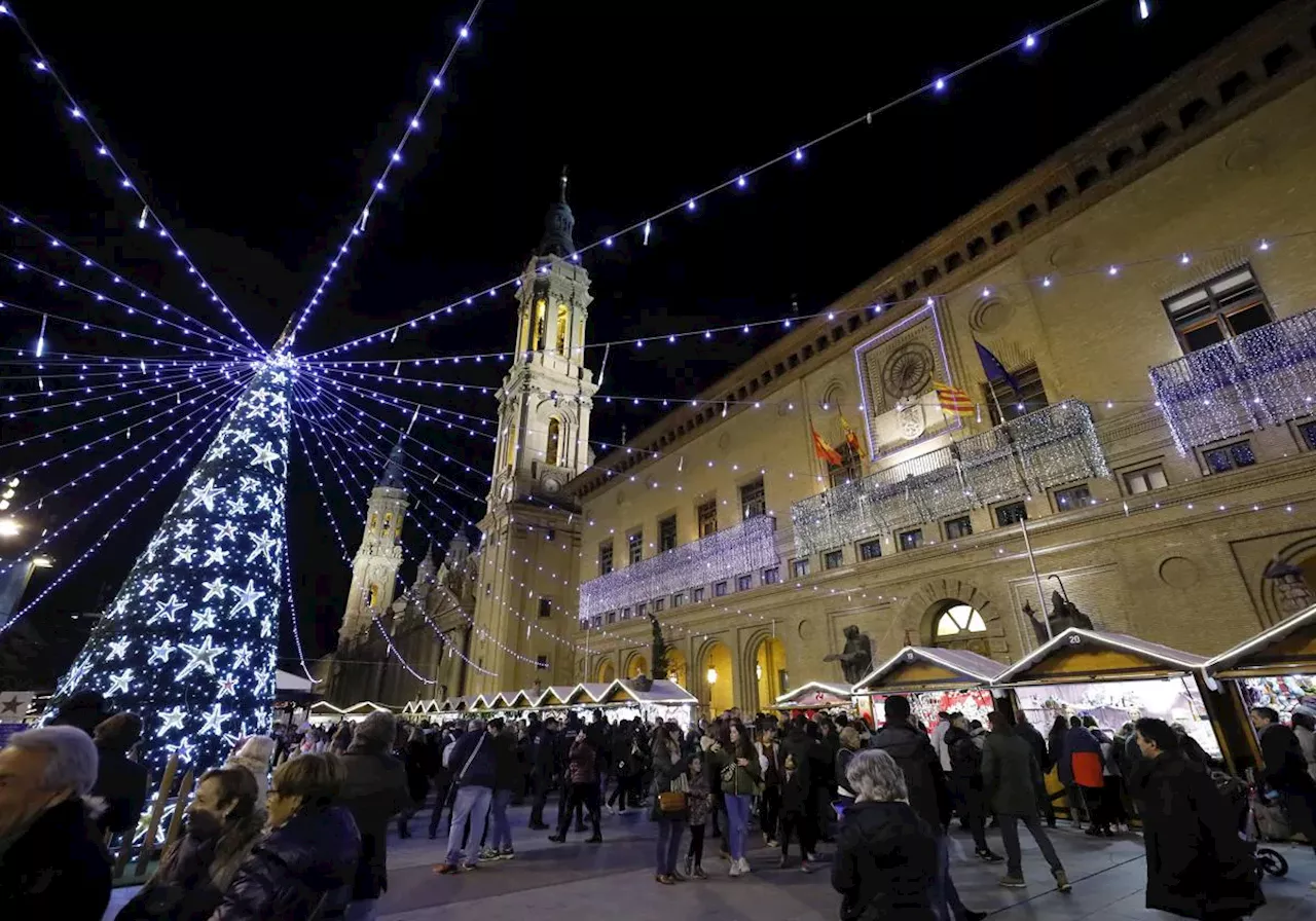 Encendido luces de Navidad en Zaragoza: horario y calles iluminadas