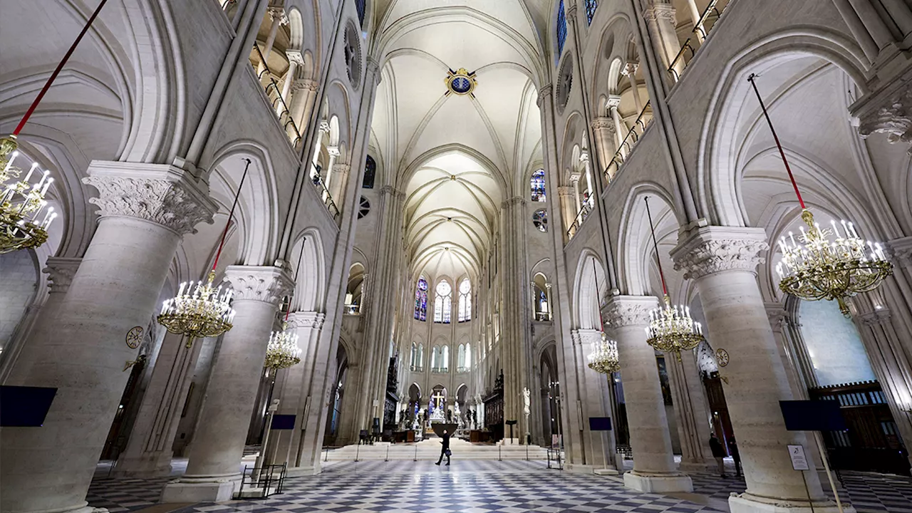 Notre Dame Cathedral unveils its new interior 5 years after devastating fire