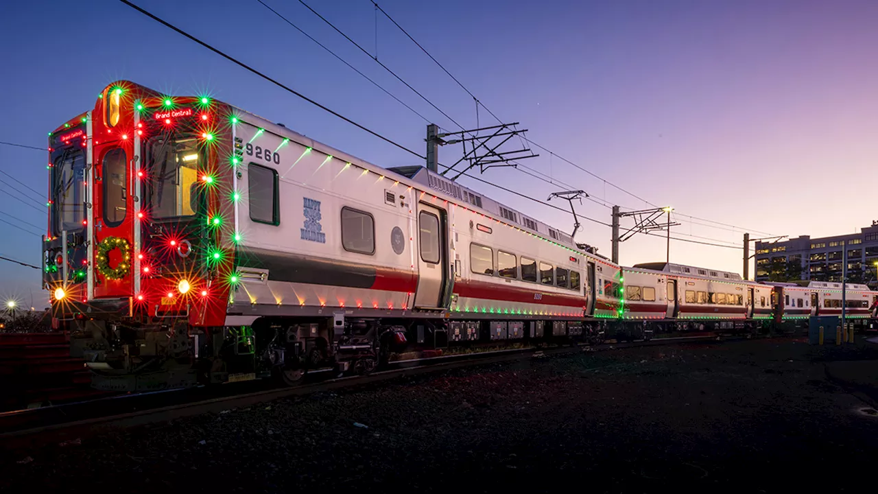 MTA Metro-North Railroad to light up rails with first-ever holiday lights train