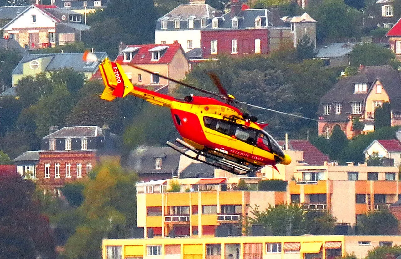 Il chute en trottinette au Havre : un homme héliporté dans un état critique