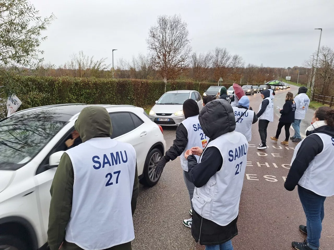 Les assistants de régulation médicale du SAMU de l'Eure poursuivent la grève