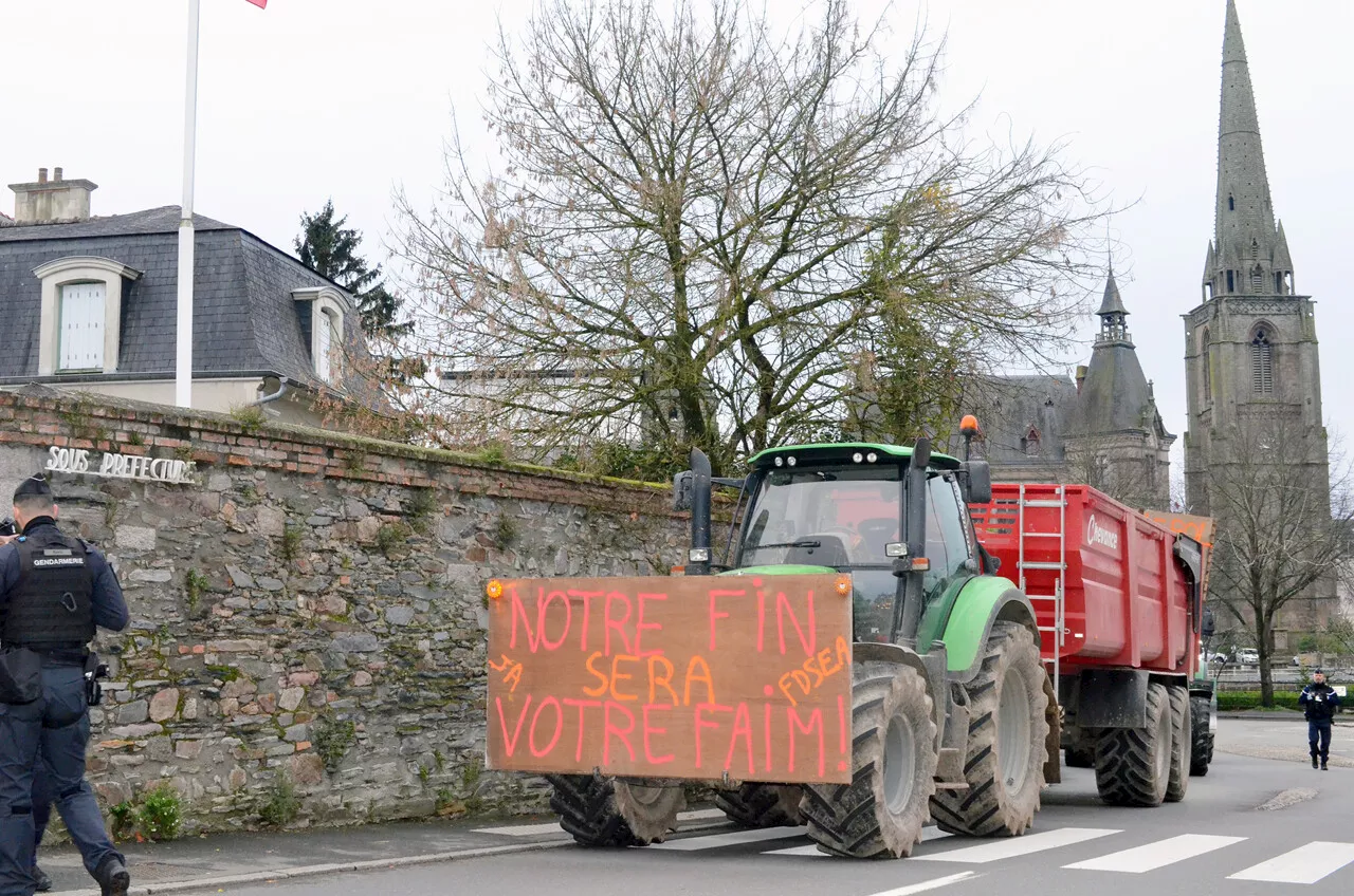 Manifestation d’agriculteurs à Redon : « L'administration nous bloque, nous bloquons l’administration »