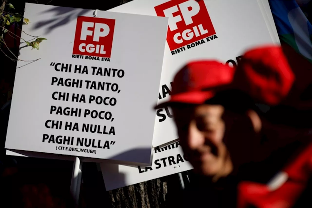 Al via lo sciopero generale di Cgil e Uil