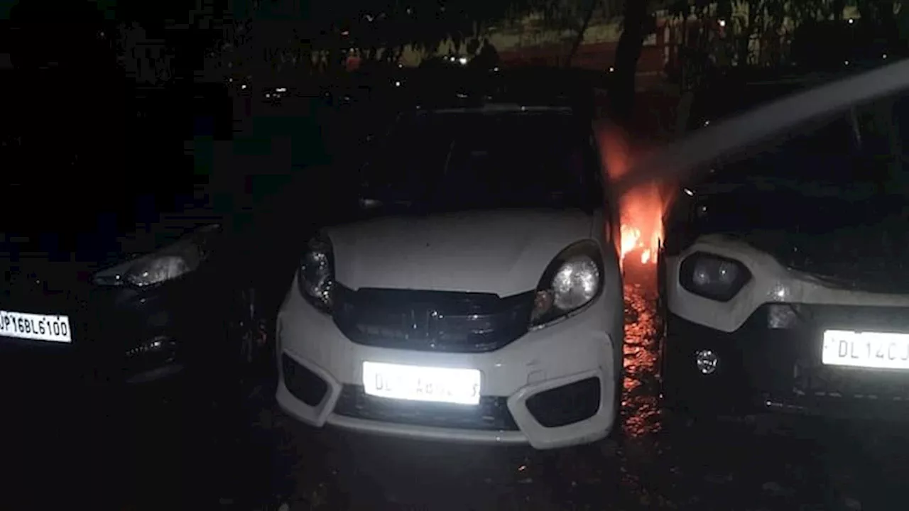 Kant Railway Station Parking Area Witnessed a Horrific Fire on Friday Night