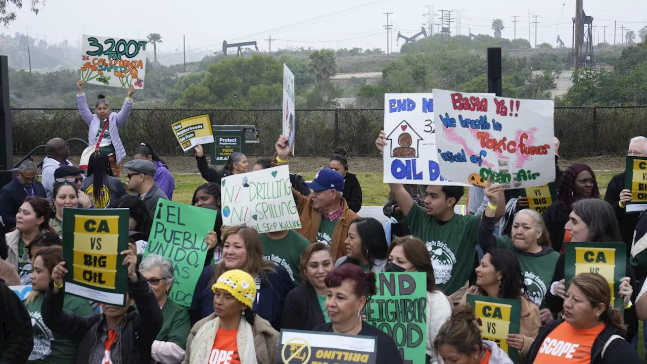 Oil field owner sues California over law that would end its Los Angeles-area operations