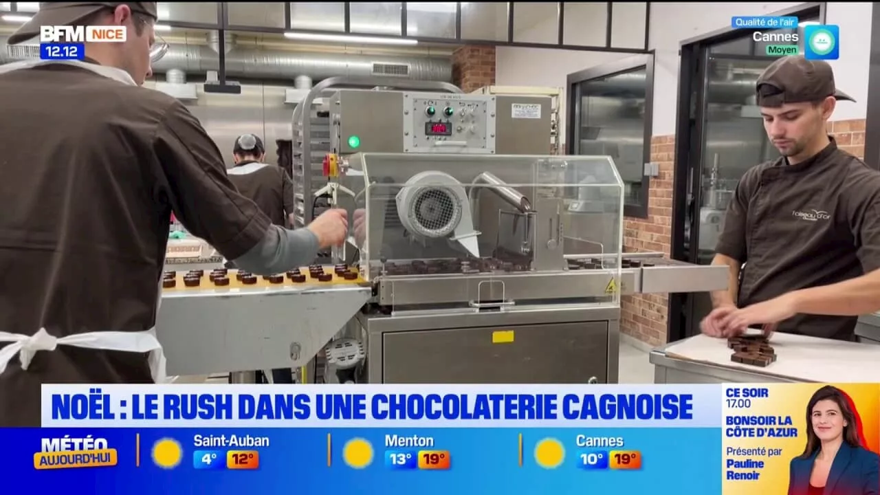 Cagnes-sur-Mer: les chocolatiers se préparent à des journées à rallonge avant les fêtes