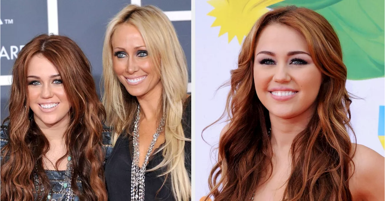 Miley Cyrus's Mom Made Her Wear 250 Hair Extensions