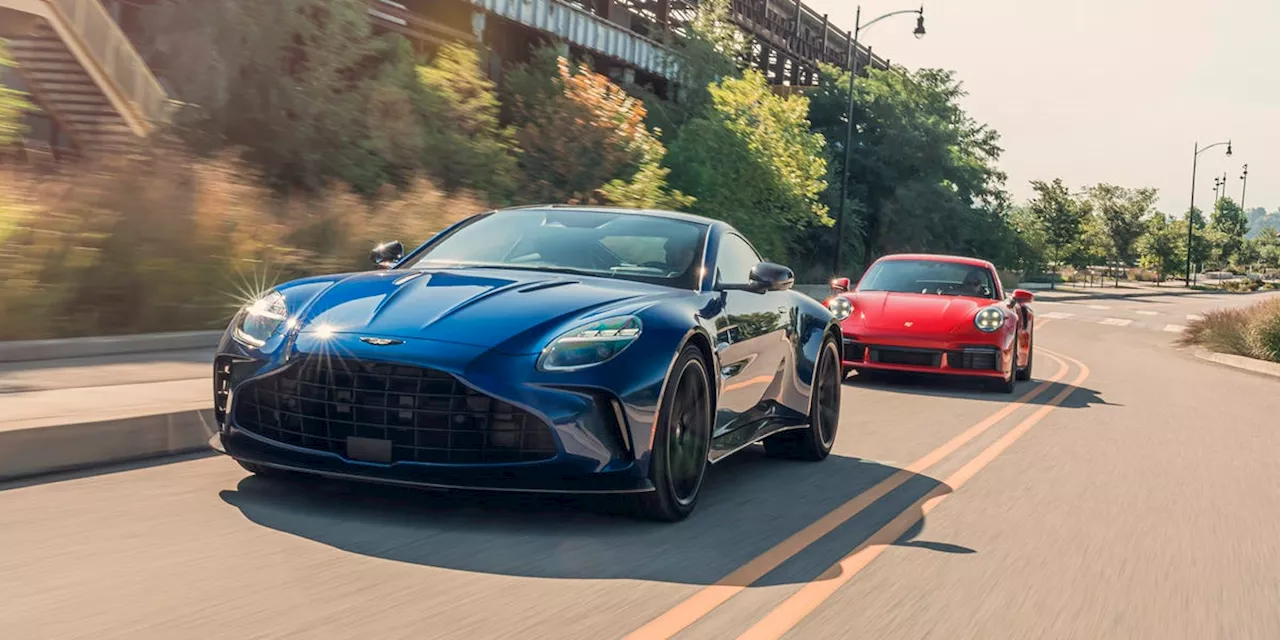 Silicon and Steel: 2025 Aston Martin Vantage vs. Porsche 911 Turbo