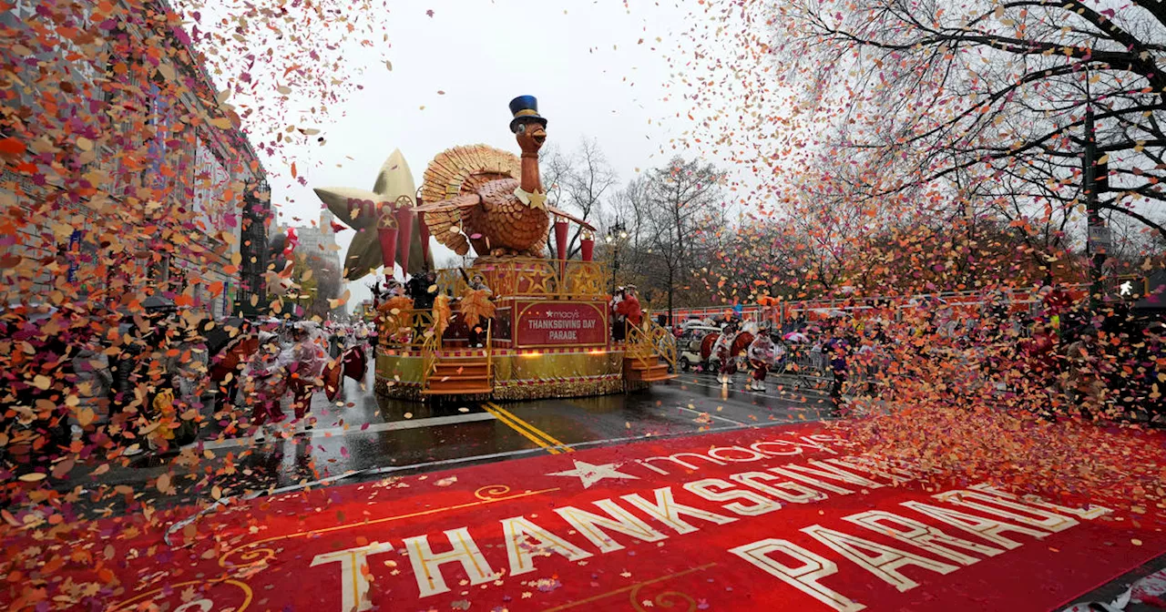 Macy's Thanksgiving Day Parade marches on despite protest and dreary weather in NYC