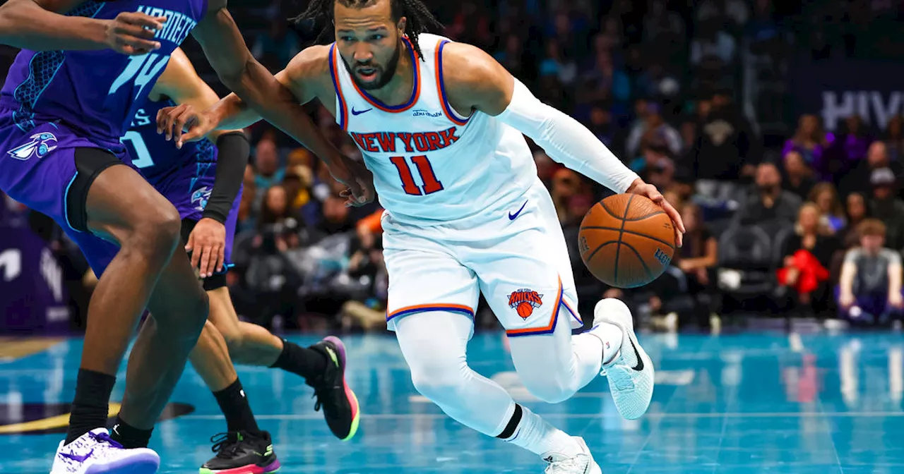 Brunson pours in 31 points as Knicks hold on to beat Hornets in NBA Cup play