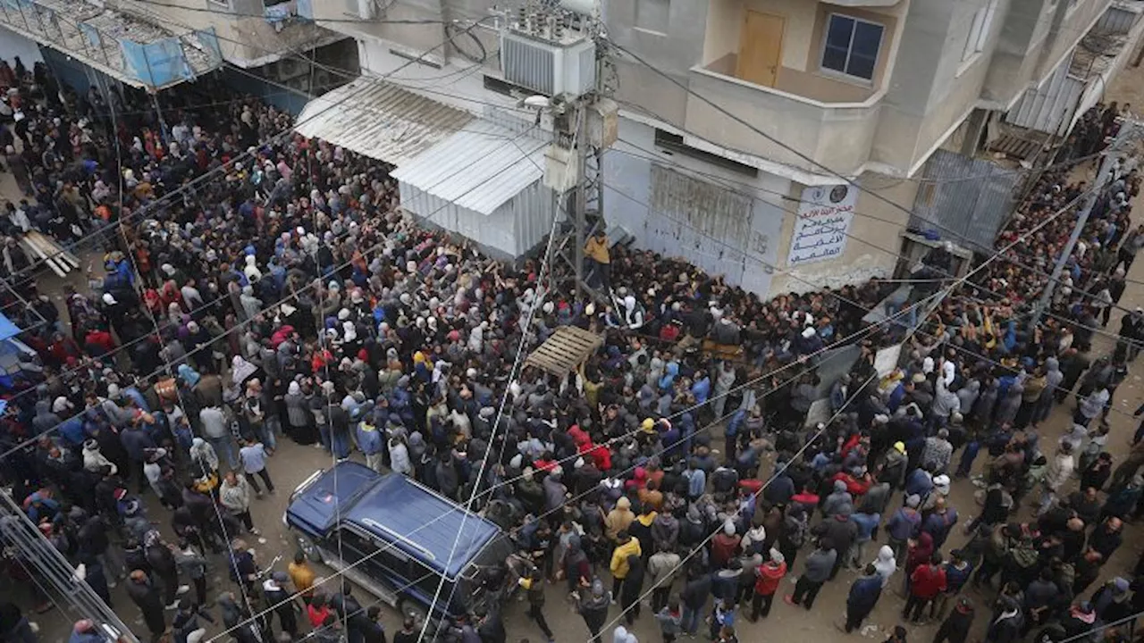 Palestinian woman and two children crushed to death in Gaza outside bakery