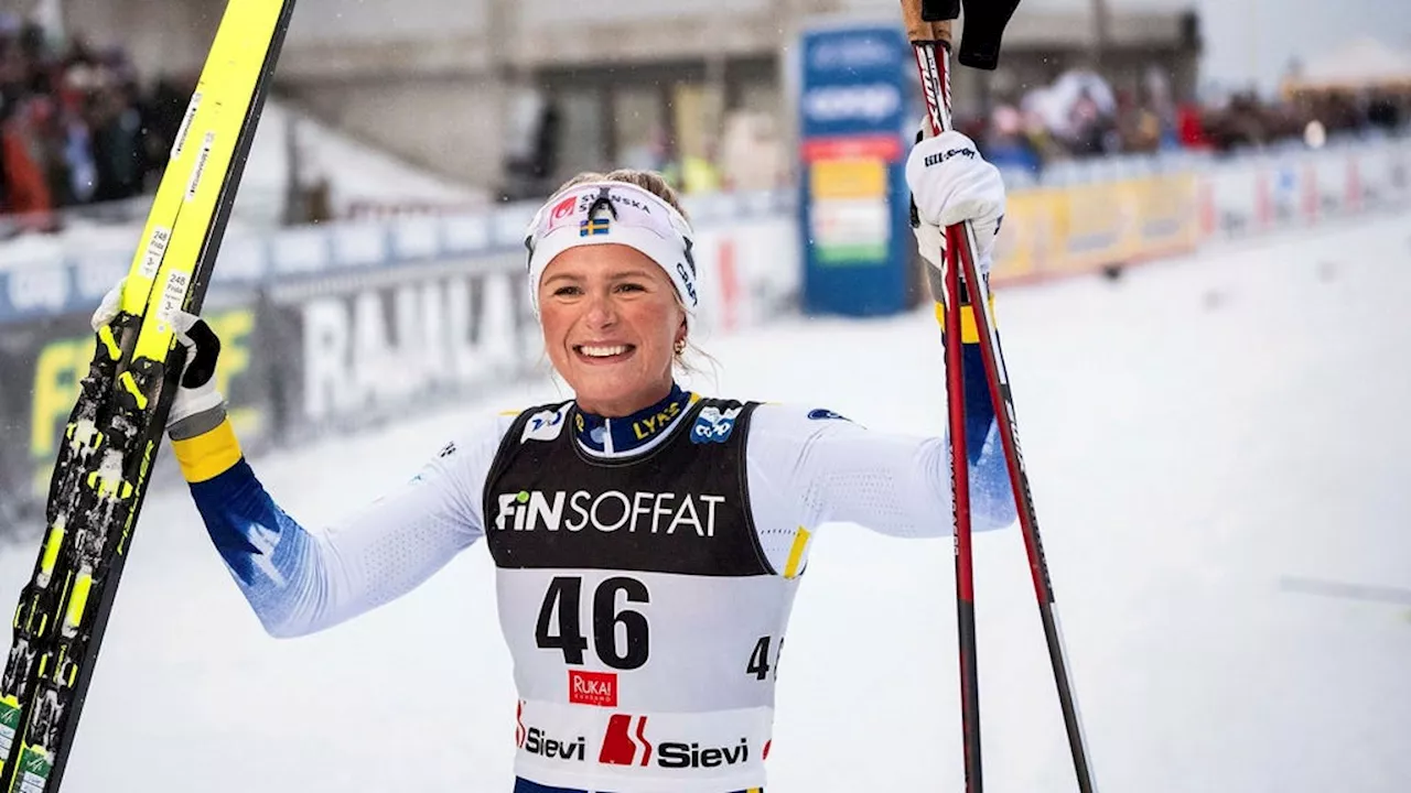 Frida Karlsson vinner i Ruka efter superlopp