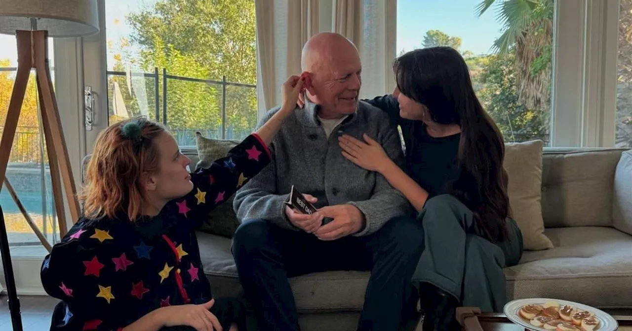 Bruce Willis beams in rare snaps as he celebrates Thanksgiving with family