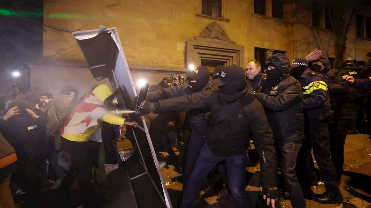 Georgien: Polizei-Großaufgebot geht in Tiflis gegen proeuropäische Demonstranten vor