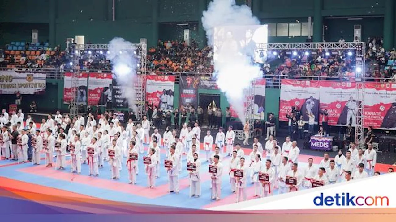 Lebih dari 1.000 Atlet Ramaikan Kejuaraan Nasional Karate 2024