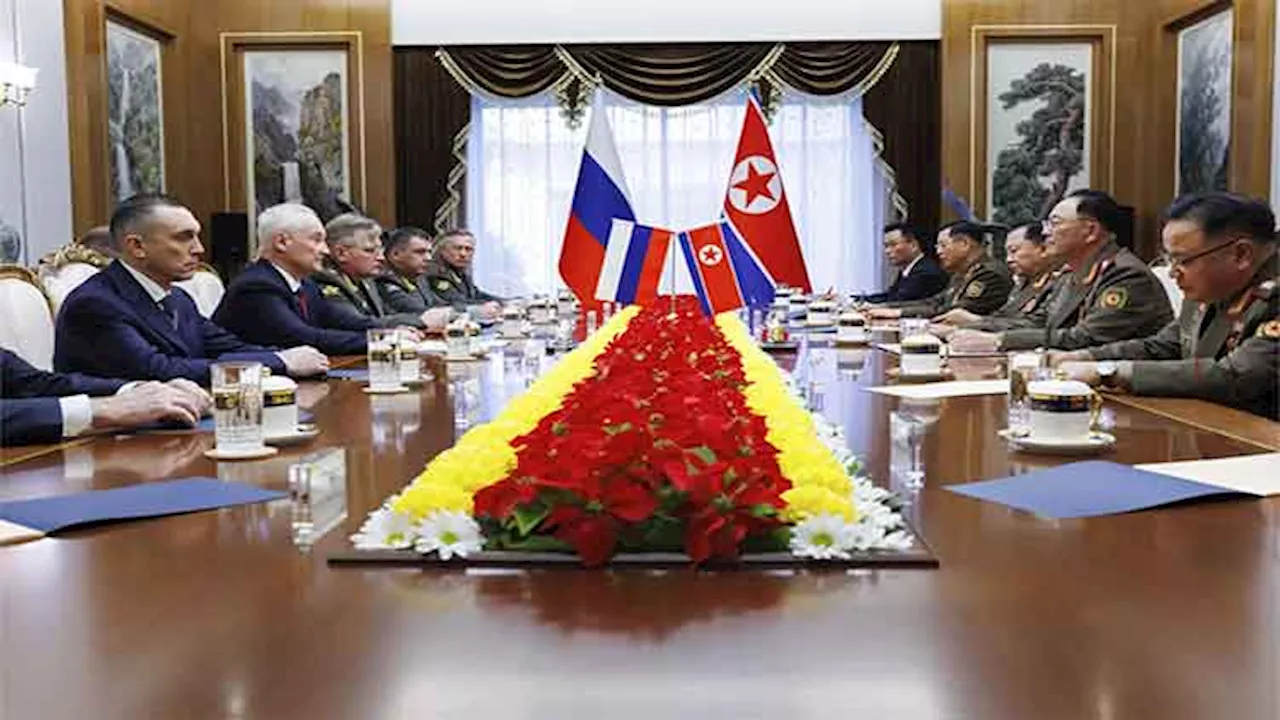 Russian Defense Minister Visits North Korea For Talks Amidst Growing Military Cooperation