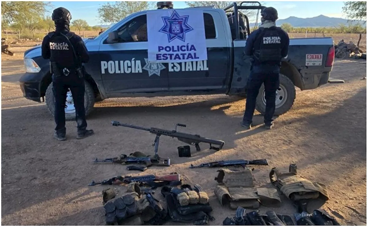 Fuerzas de Seguridad de Sonora recuperan rancho ocupado por el crimen organizado; hay 4 detenidos