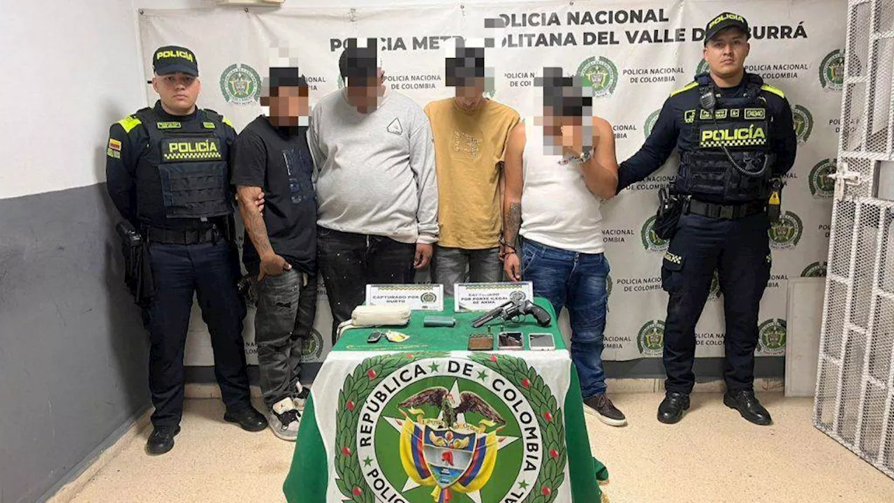 Capturan a cuatro personas por caso de hurto en El Poblado