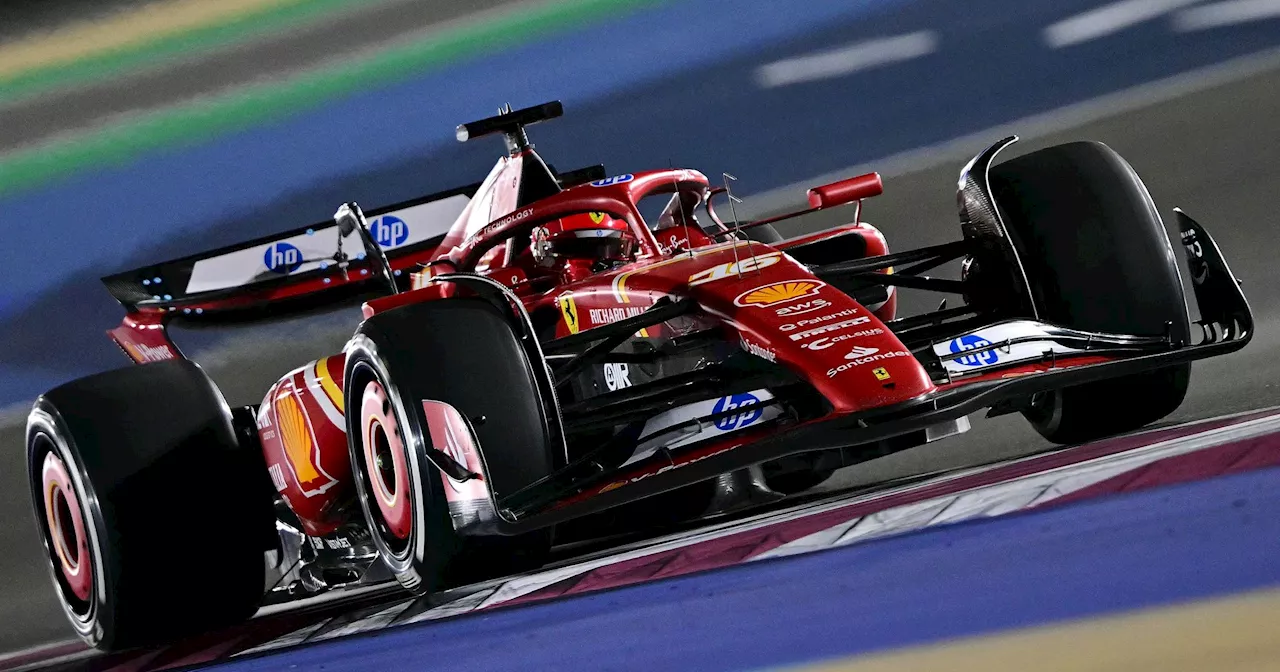 Ferrari al comando nelle libere di Lusail: Leclerc precede le nervose McLaren, 4° Sainz