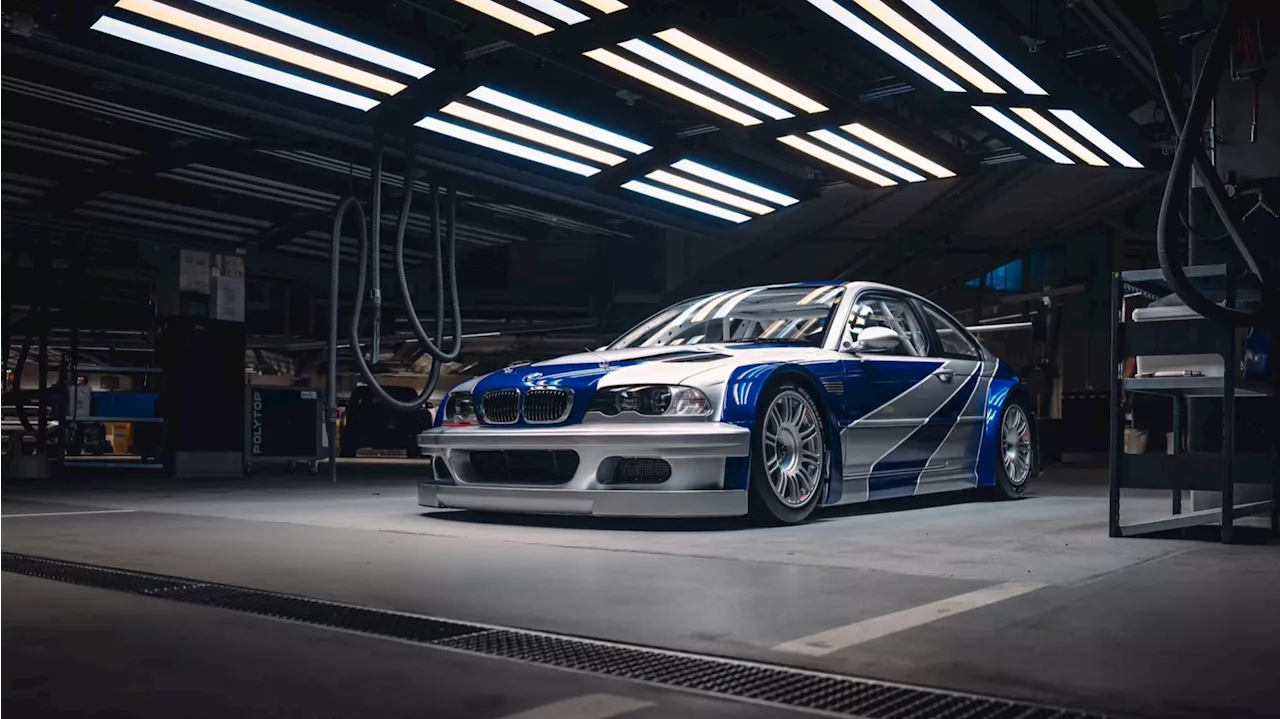 BMW återskapar M3 GTR från Need for Speed: Most Wanted. Firar 30 år med spelserien.