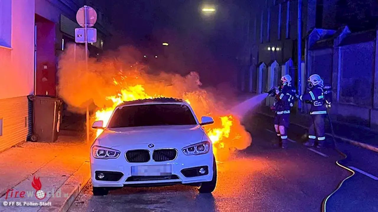 St. Pöltner Stadtfeuerwehr: Sieben Brandeinsätze innerhalb einerinhalb Tagen