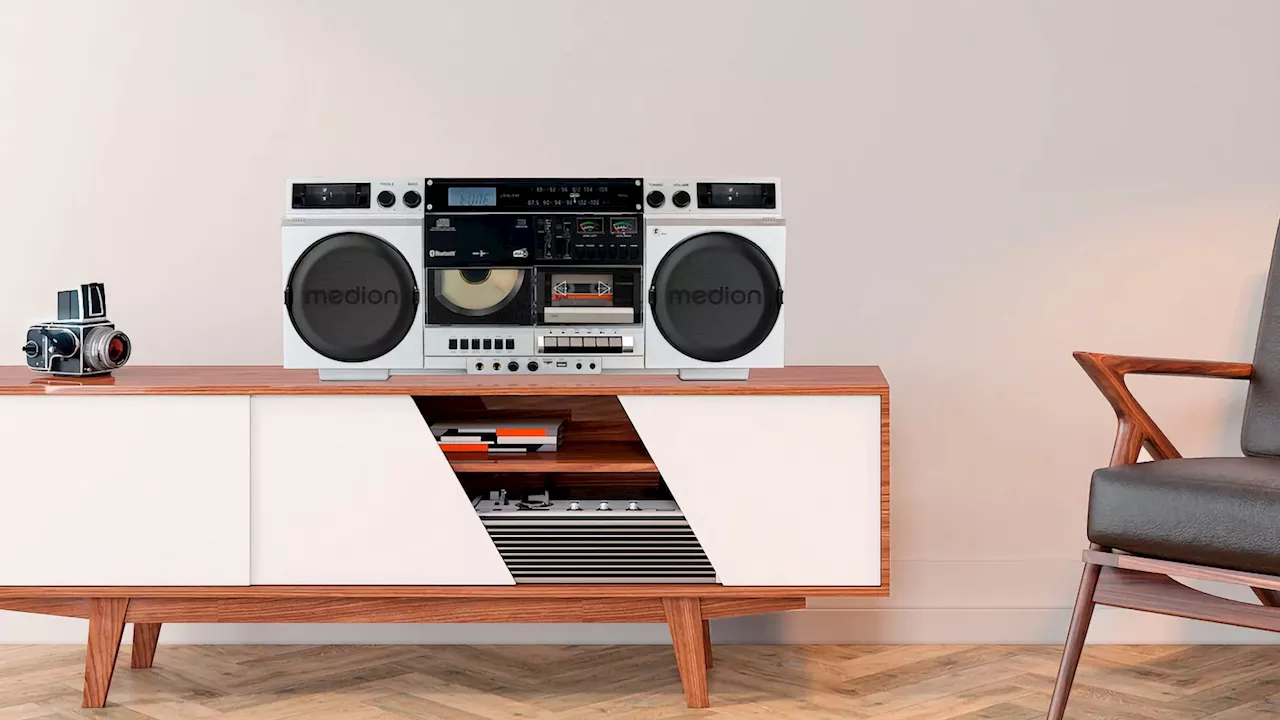 Amazon verkauft Retro-Ghettoblaster günstiger, der Klassik und Moderne vereint