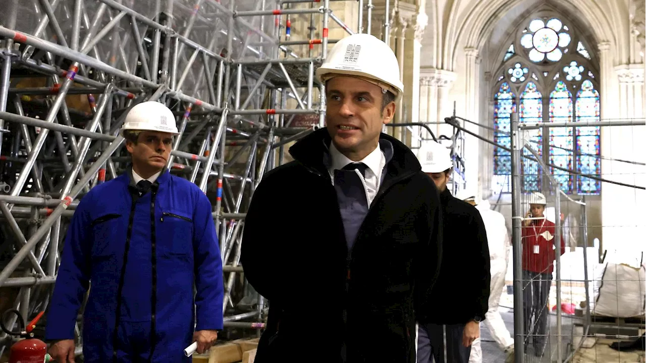 Réouverture de Notre-Dame de Paris : une dernière visite de chantier hautement symbolique pour Emmanuel Macron