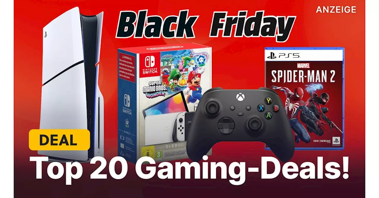 MediaMarkt Black Friday 2024: Die 20 besten Angebote rund um PS5, Switch & Xbox