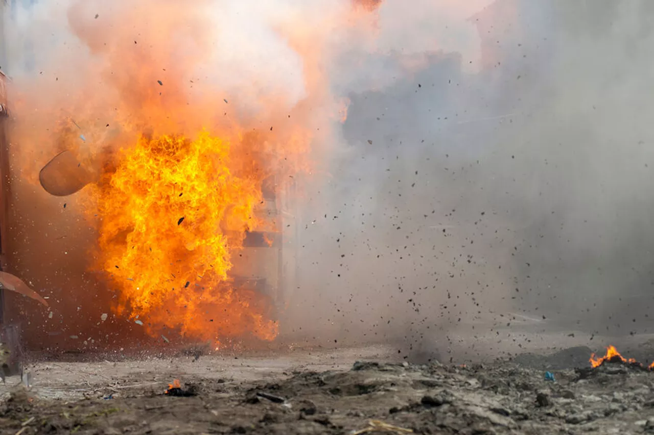 Взрыв газа в доме в Ингушетии попал на видео