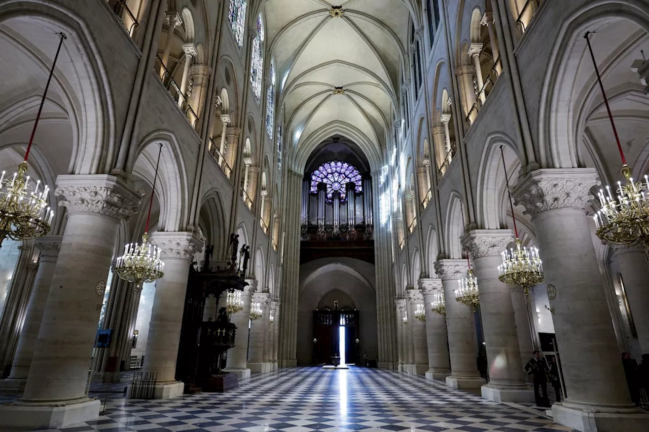 Notre Dame Cathedral unveils its new interior five years after devastating fire