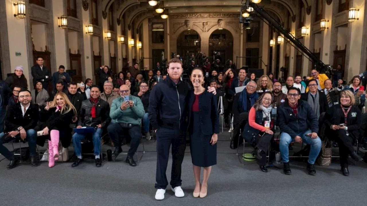 Claudia Sheinbaum Anuncia Clase de Box Más Grande del Mundo en 2025 con Canelo Álvarez