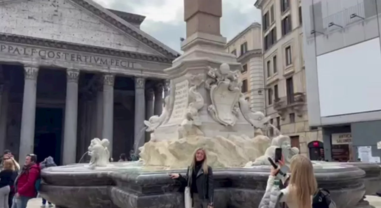 Giubileo, tornano alla luce le fontane del Pantheon e di Piazza Navona