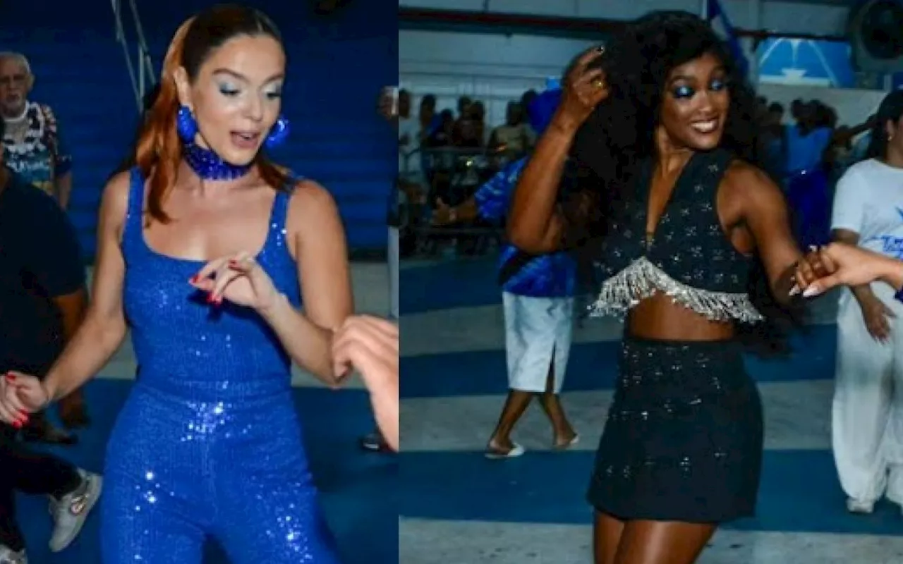 Erika Januza e Giovanna Lancellotti Participam de Ensaio da Beija-Flor