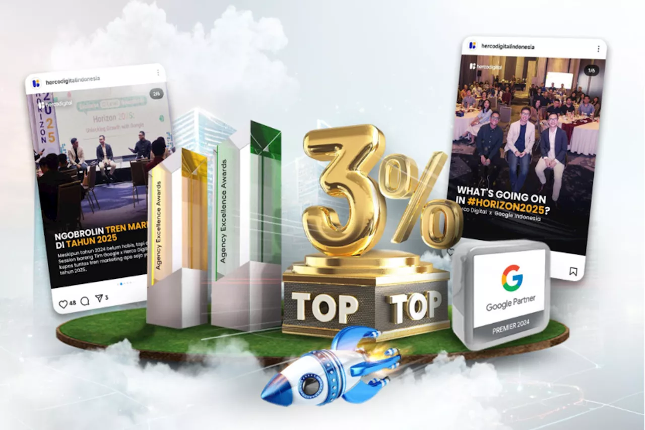 Herco Digital Peraih TOP 3% Digital Agency Indonesia, Jasa Website Bisnis Terbaik