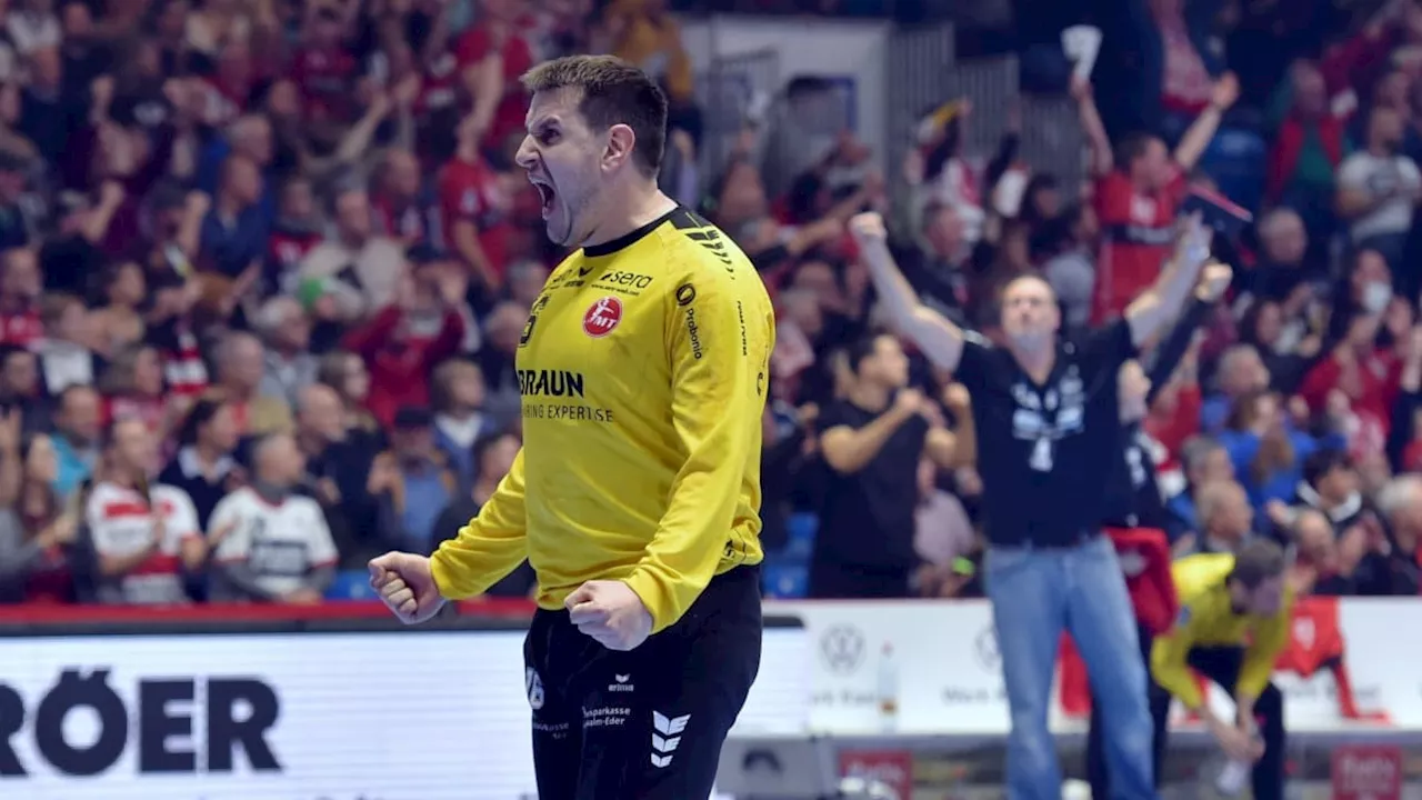 Handball: Simic schließt wieder ab - Melsungen verteidigt Tabellenführung gegen Flensburg